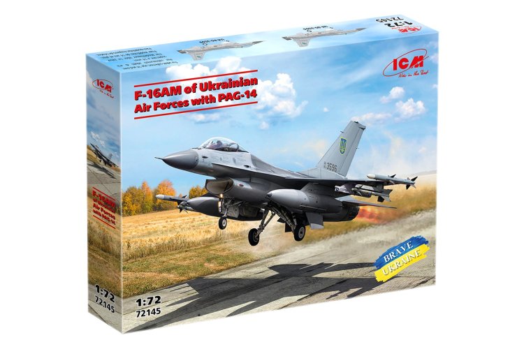 F-16AM of  Ukrainian Air Forces with PAG-14