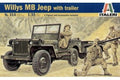 Willys MB Jeep with Trailer