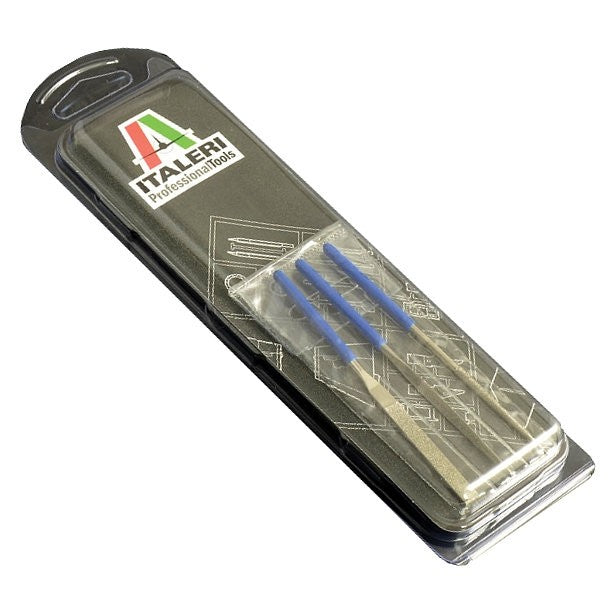 Italeri Tools 3pcs Mini Diamond File Set (100mm)