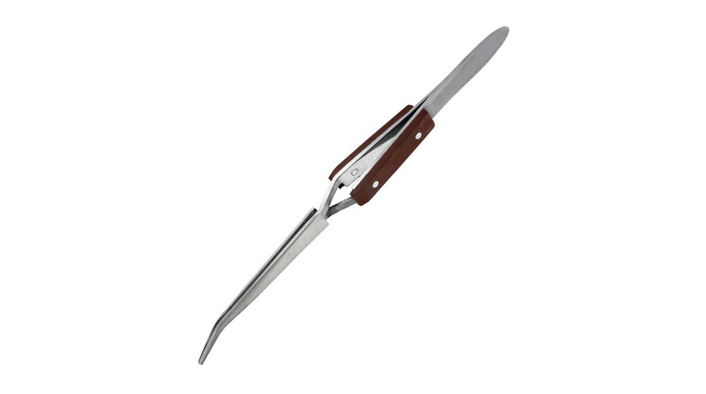 Reverse Action Tweezers Curved Tips