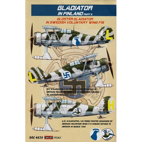 Kora Decals 4829 Gladiator in Finland Part II 1/48.