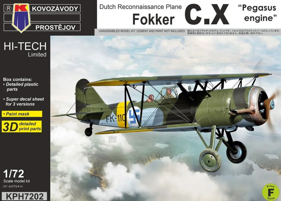 Dutch Reconnaissance Plane Fokker C.X "Pegasus Engine"