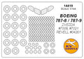 Painting Mask for Model Boeing 787-8 / 787-9.