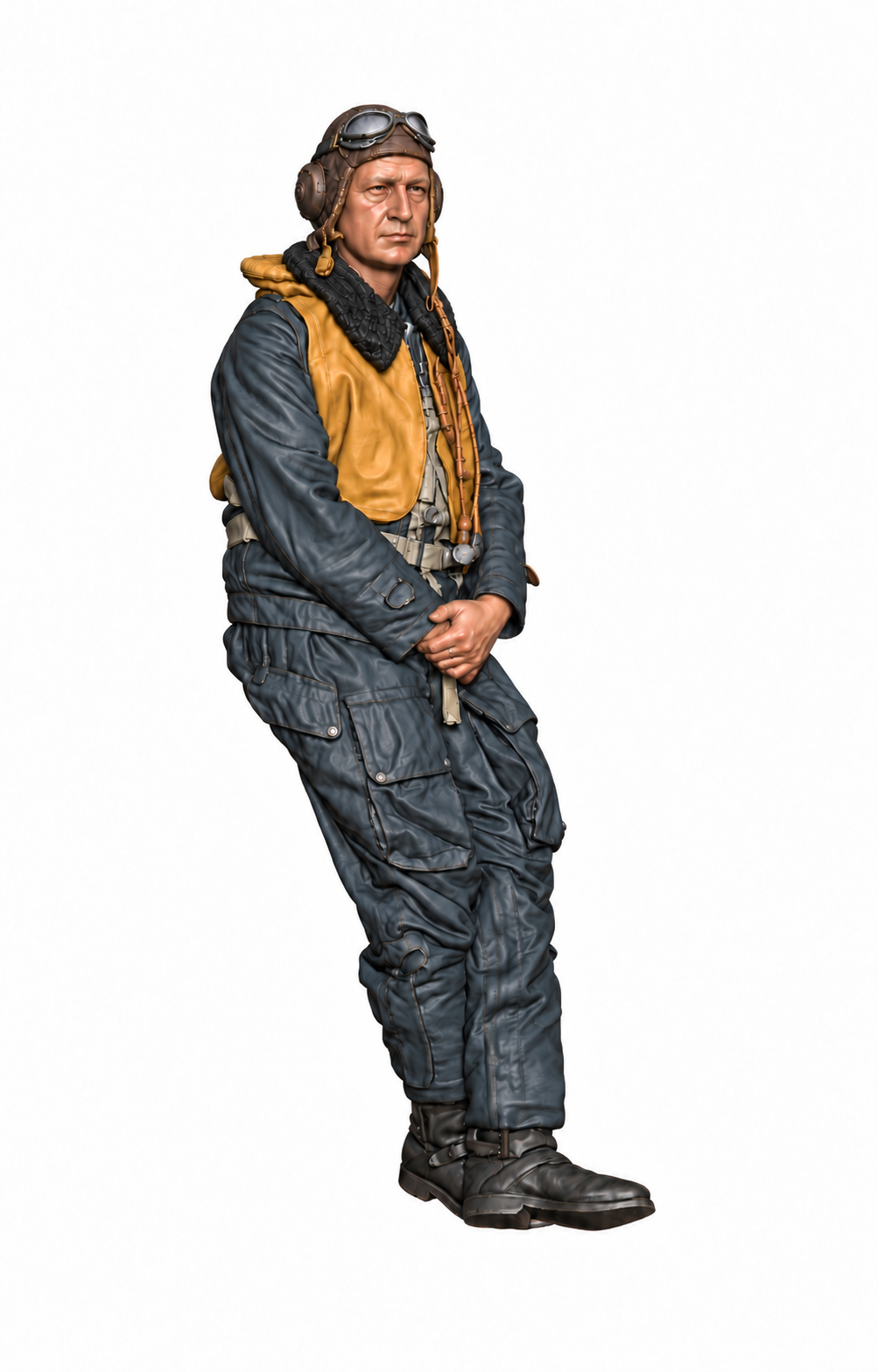 WWII German Fighter Pilot in a Channel Flight Suit 1/72