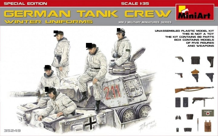 German Tank Crew Winter Uniforms