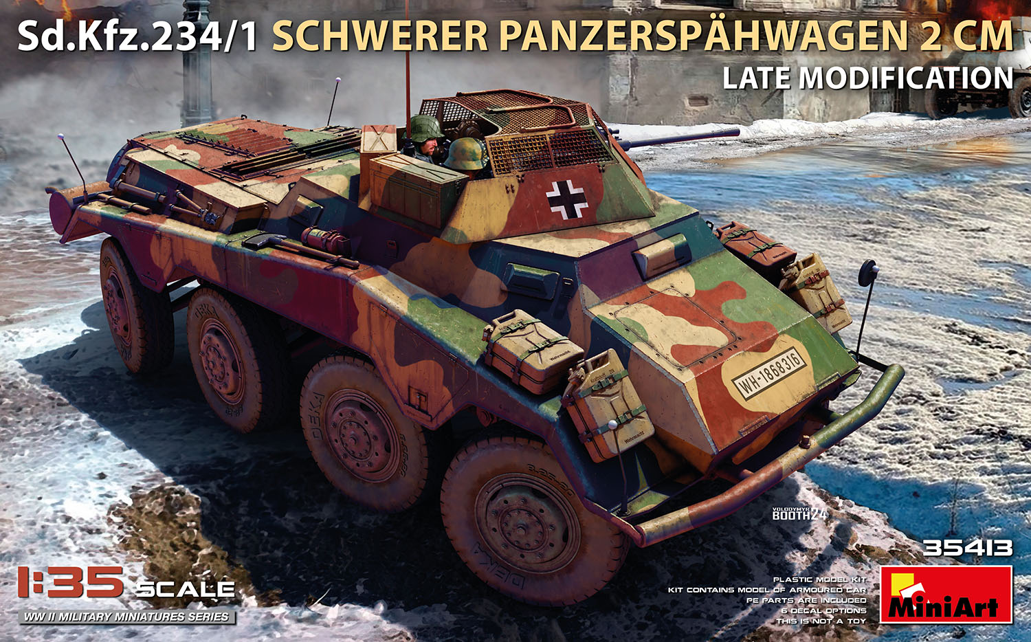 Sd.Kfz.234/1 Schwerer Panzerspähwagen 2 cm Late Modification