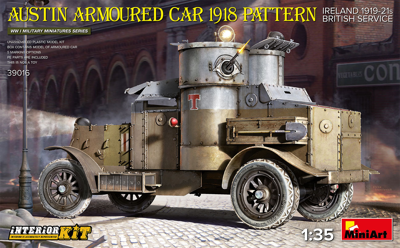 Austin Armoured Car Pattern. Ireland 1919-21s British Service. Interior Kit
