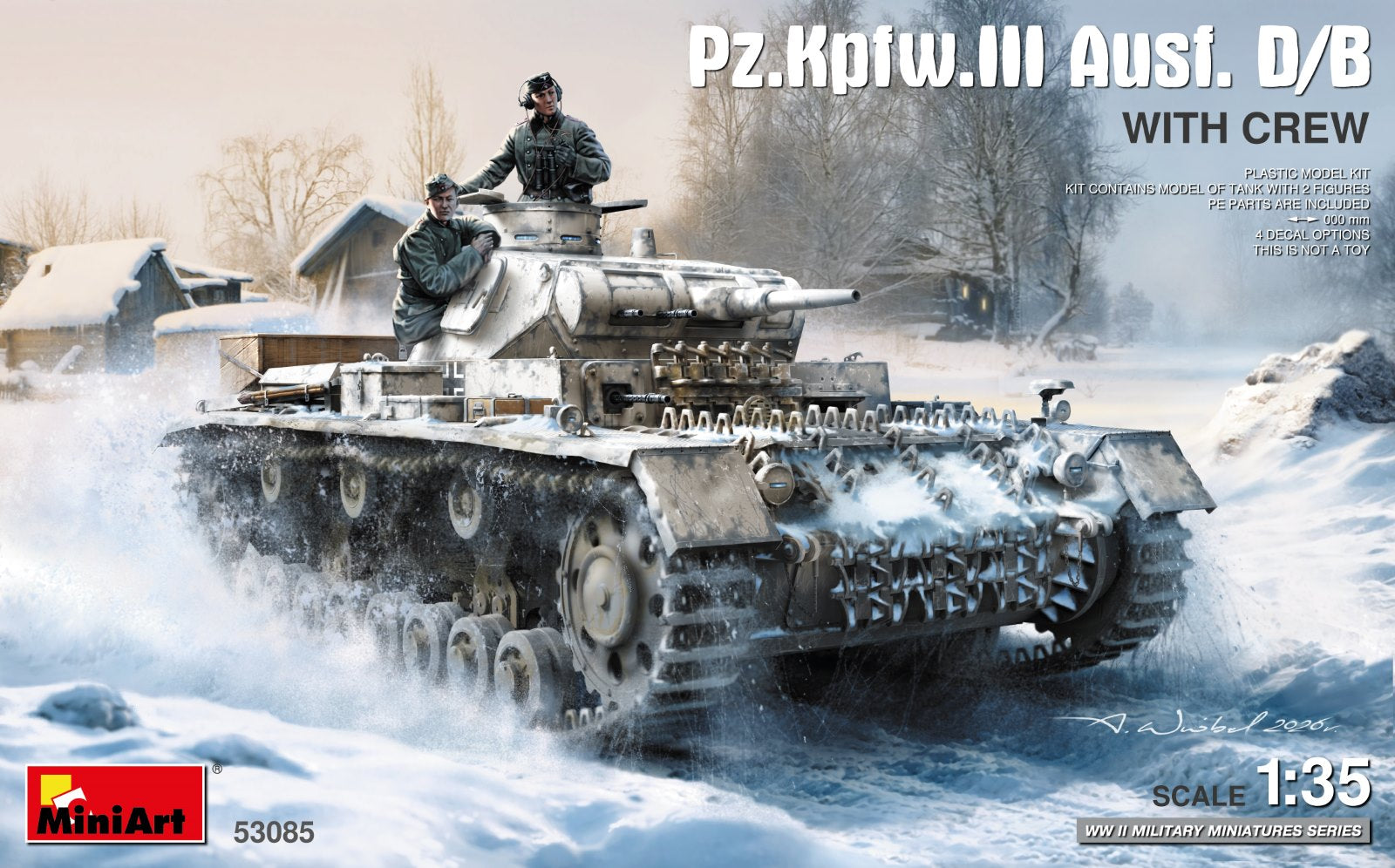 Pz.Kpfw.III Ausf. D/B with Crew