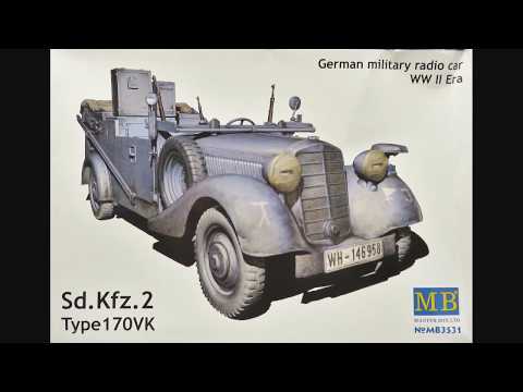 Sd.Kfz.2 Type 170VK German Military Radio Car WWII Era