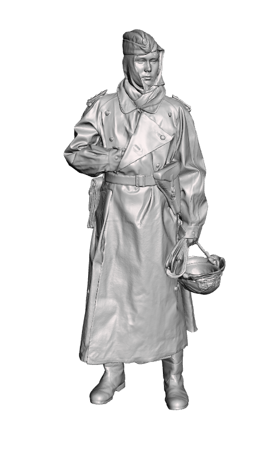 German WW2 mid-late war Waffen SS officer 1/35