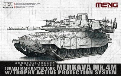 Israeli Main Battle Tank Merkava Mk.4M w/Trophy Active Protection System