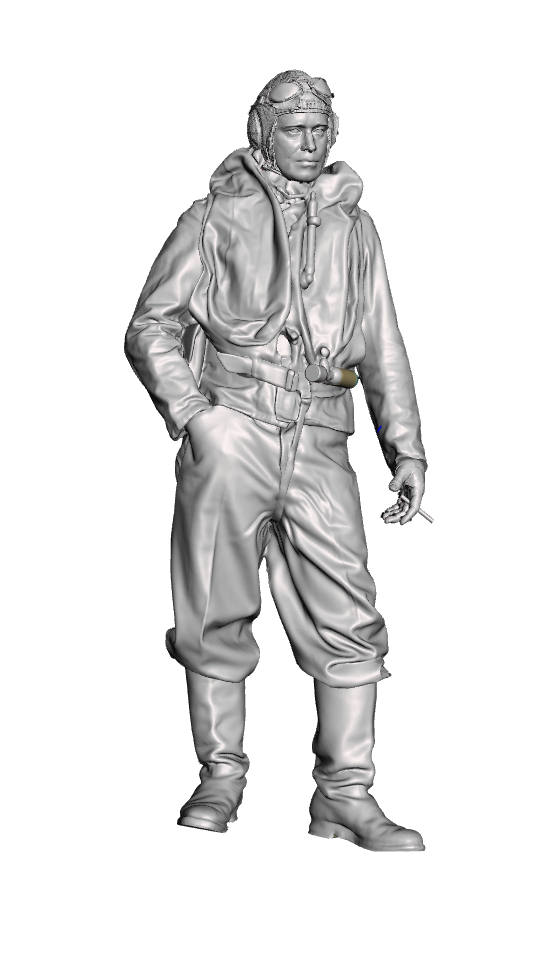 Finnish Air Force Messerschmitt Pilot WWII 1/72