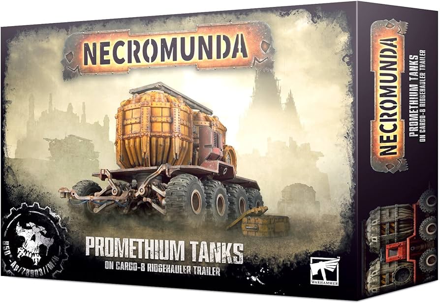 Necromunda. Promethium Tanks on Cargo-8 Ridgehauler Trailer