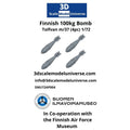 Finnish 100kg Bomb Tolfvan m/37. (4pc) 1/72