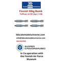 Finnish 50kg Bomb Tolfvan m/30. (4pc) 1/48