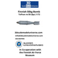 Finnish 50kg Bomb Tolfvan m/30. (8pc) 1/72