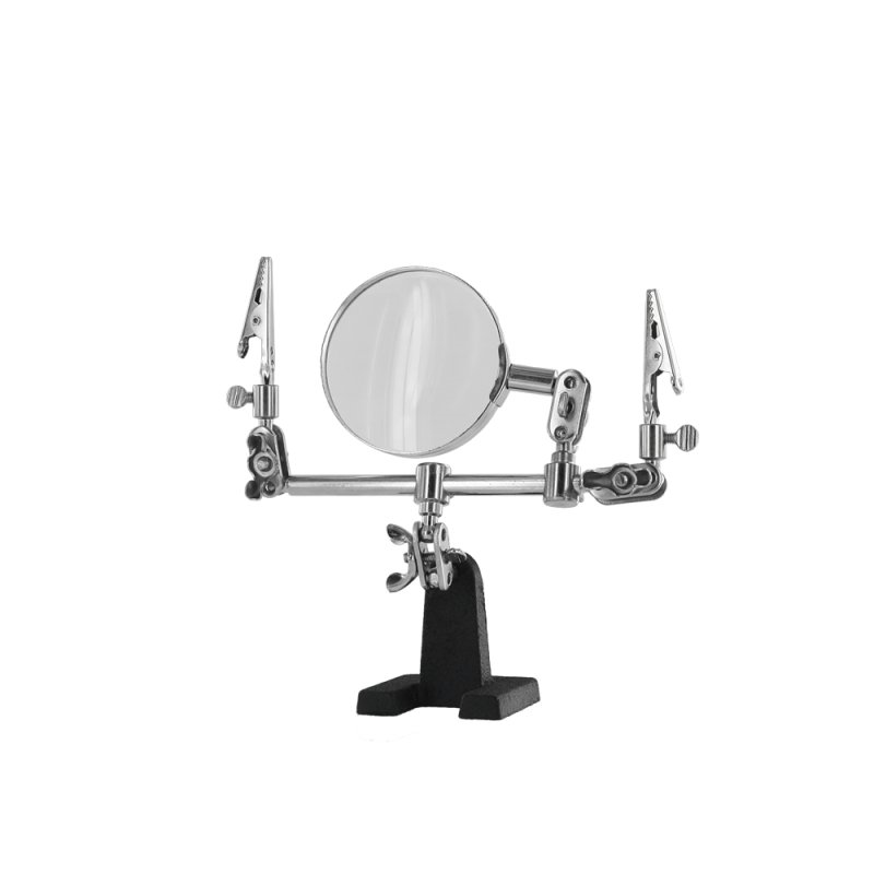 Model Craft Helping Hands & Glass Magnifier