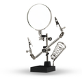 Model Craft Heavy Duty Helping Hands with Large Glass Magnifier