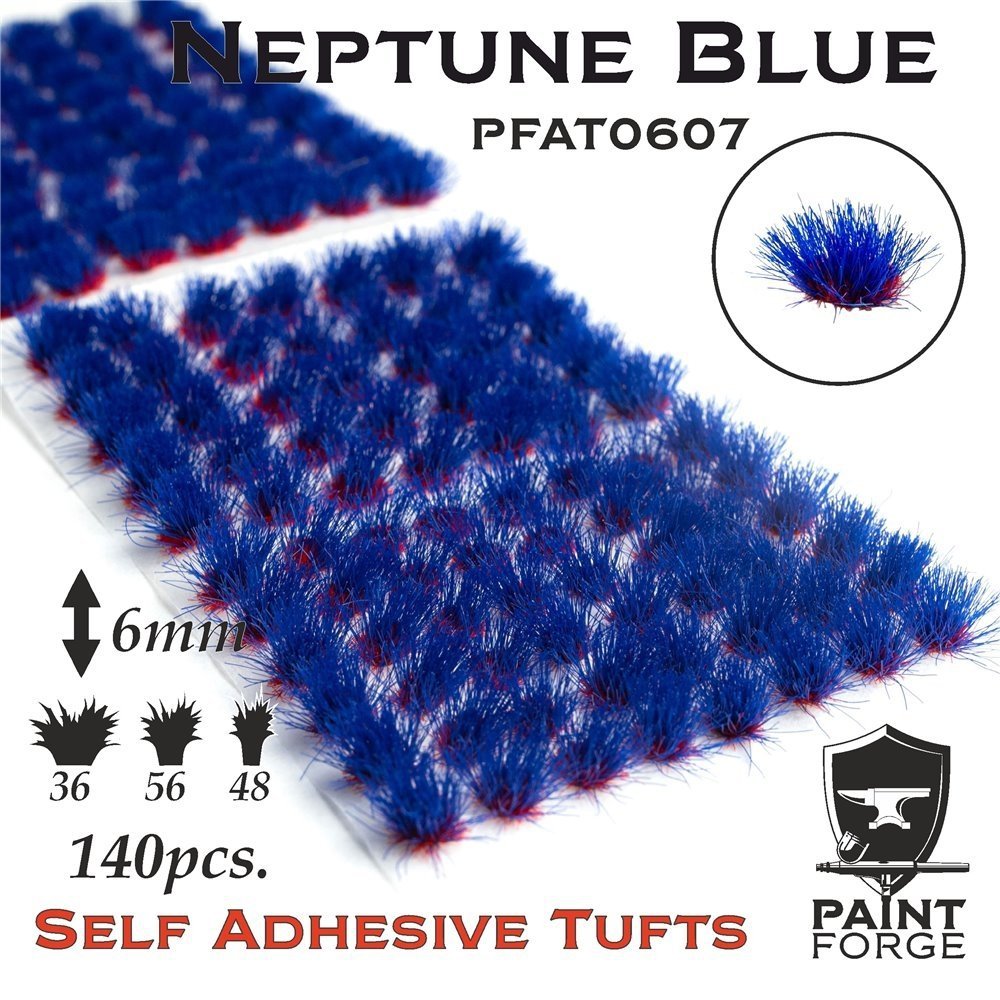 Paint Forge 0607 Neptune Blue 6mm Self-Adhesive Tufts