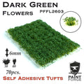 Paint Forge 2603 Dark Green 6mm Self-Adhesive Flowers
