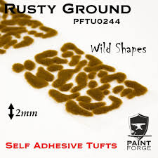 Paint Forge 0244 Wild Rusty Ground 2mm Self-Adhesive Tufts