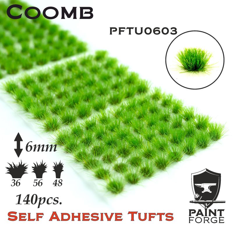 Paint Forge 0603 Coomb 6mm Self-Adhesive Tufts