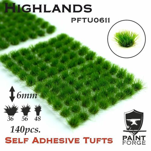 Paint Forge 0611 Highlands 6mm Self-Adhesive Tufts