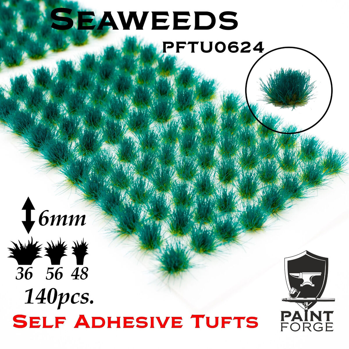 Paint Forge 0624 Seaweeds 6mm Self-Adhesive Tufts