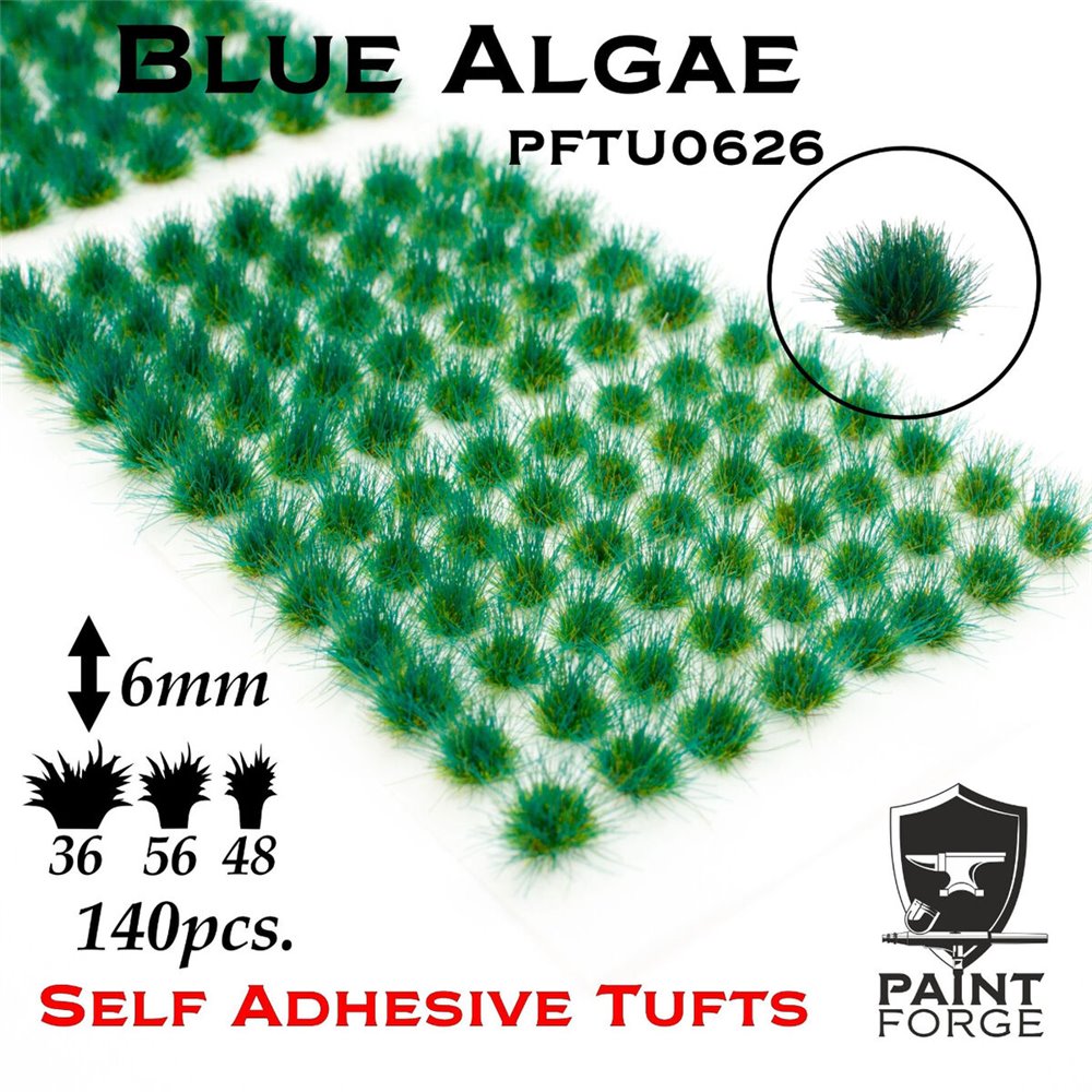 Paint Forge 0626 Blue Algae 6mm Self-Adhesive Tufts