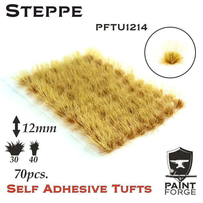 Paint Forge 1214 Steppe 12mm Self-Adhesive Tufts