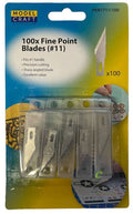 Model Craft 100 x  no.11 Classic Fine Point Blades (#11)