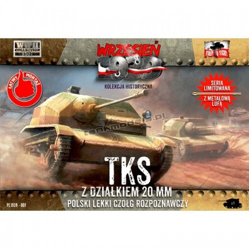 Polish TKS Light Tank with 20mm Gun.