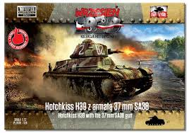 Hotchkiss H39 z Armata 37mm SA38.