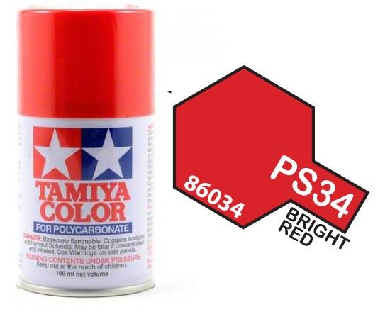 Tamiya Color PS-34 Bright Red