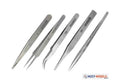 Model Craft Set of 5 Stainles Steel Tweezers