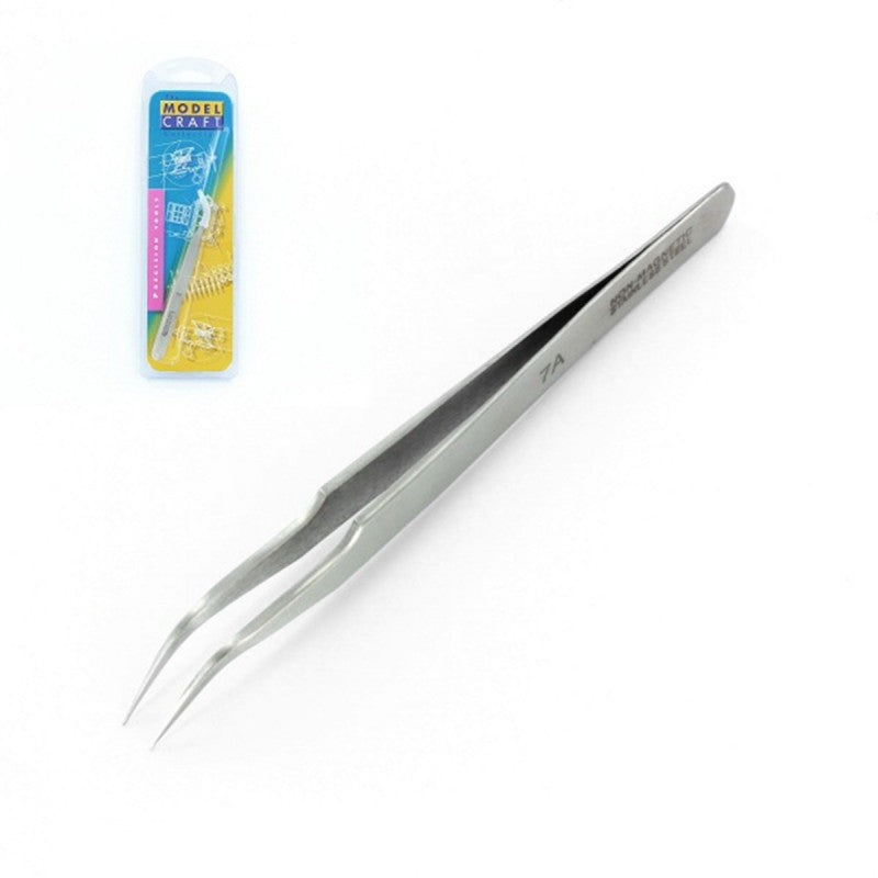 Model Craft Extra Fine Curved Stainless Steel Tweezers
