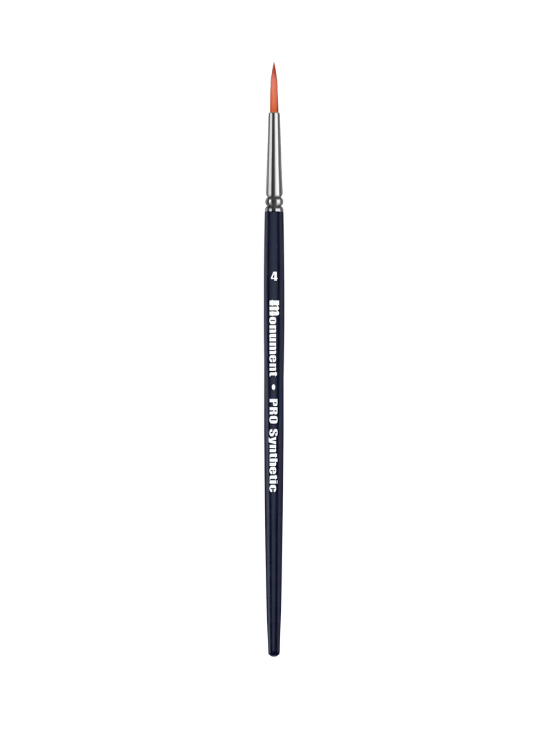 Pro Acryl Synthetic Round Brush Size 4