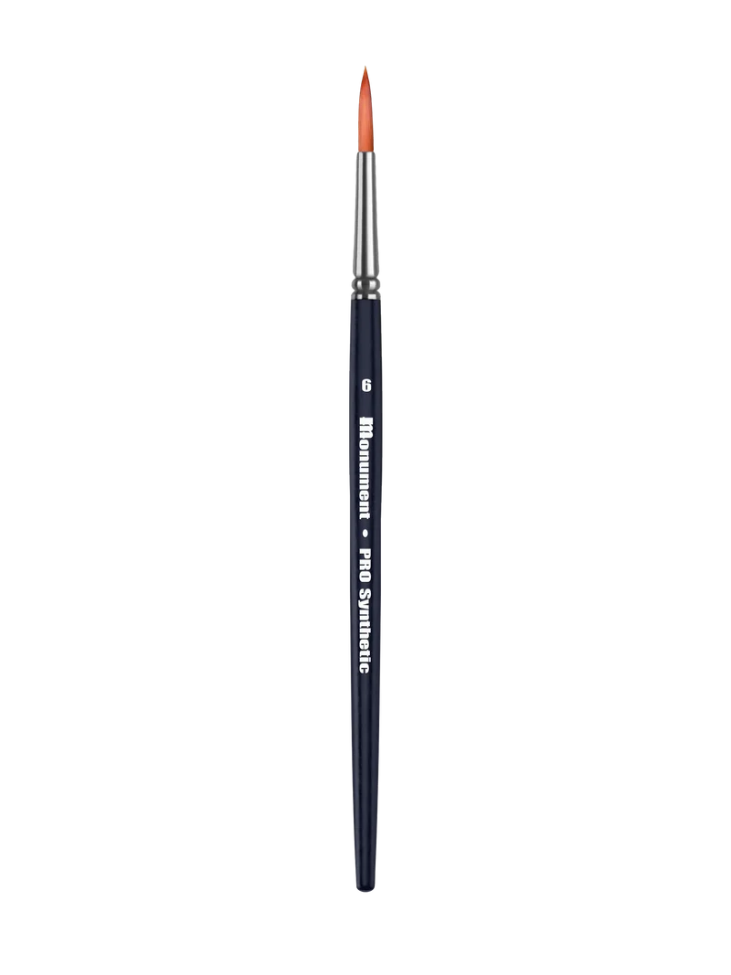 Pro Acryl Synthetic Round Brush Size 6