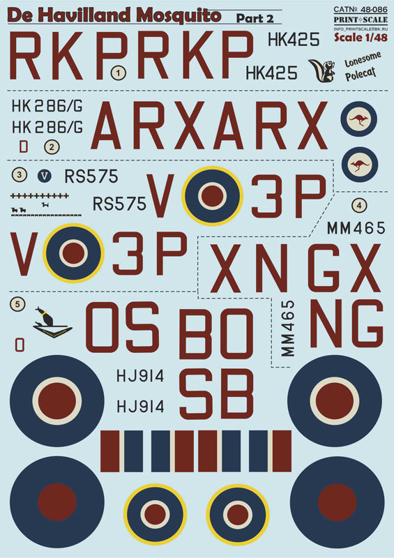 48-086 De Havilland Mosquito Part 2