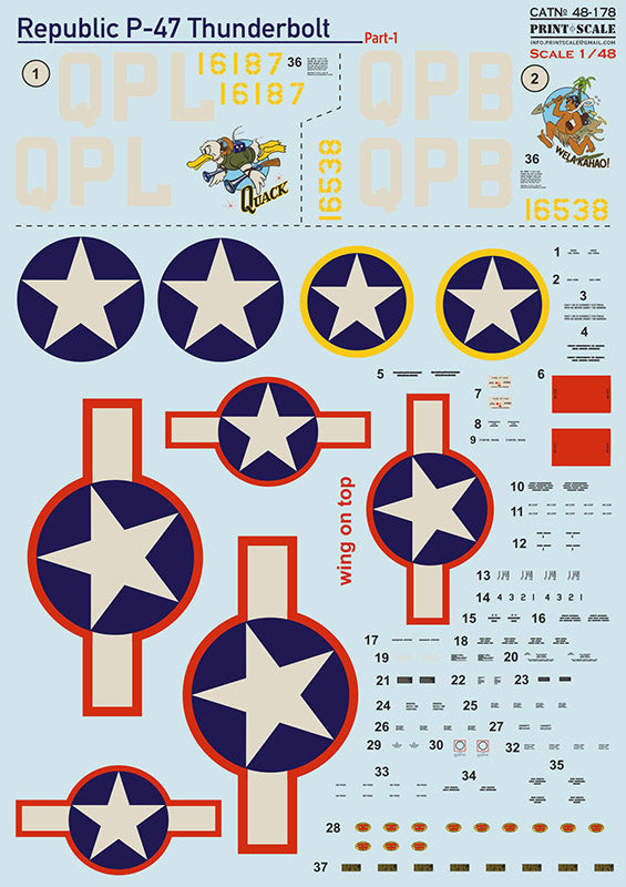 48-178 Republic P-47 Thunderbolt Part 1