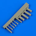 F4U-5 Corsair Night Gun Barrels without Pylons 1/48