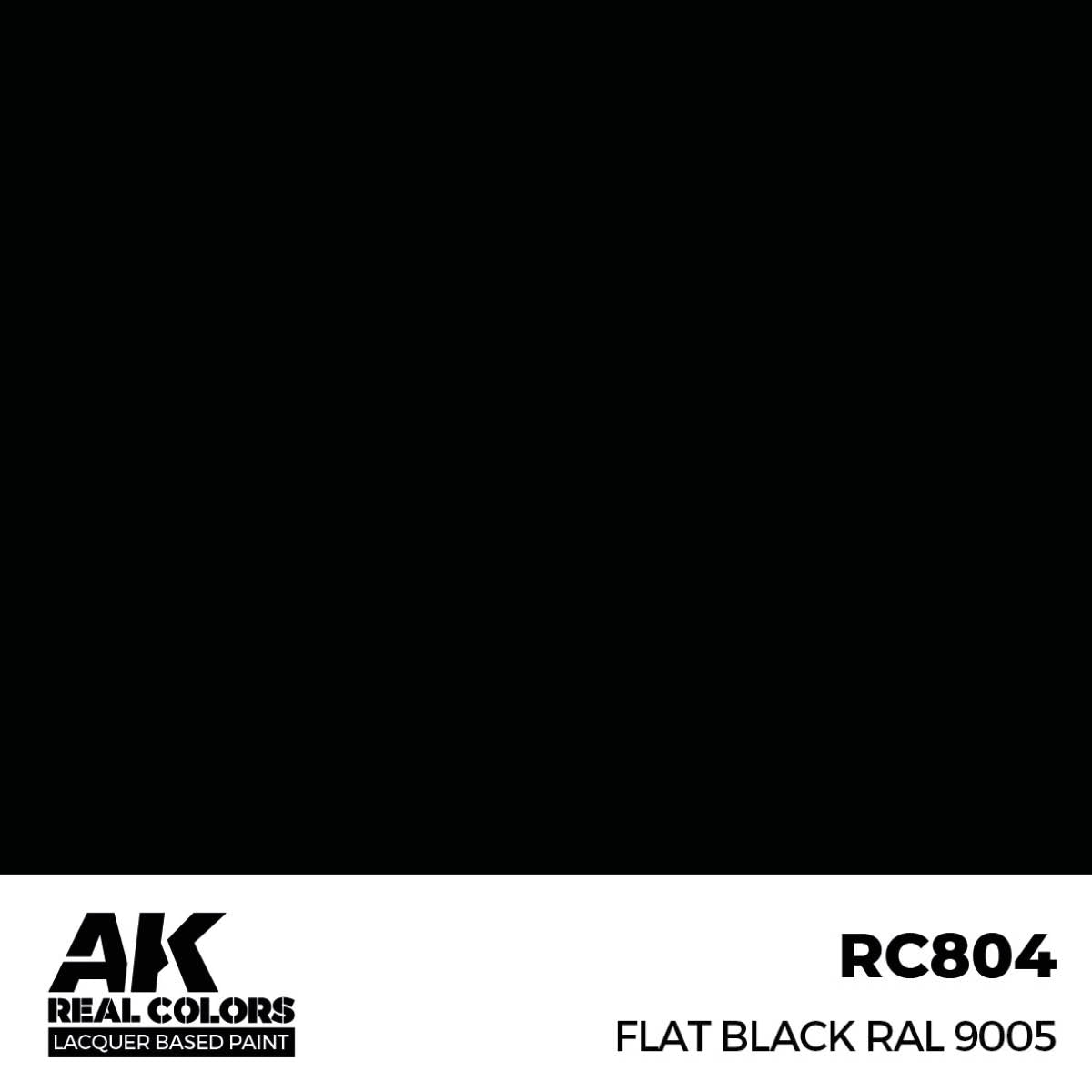 AK RC804 Flat Black RAL9005