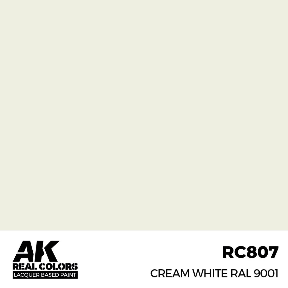AK RC807 Cream White RAL9001