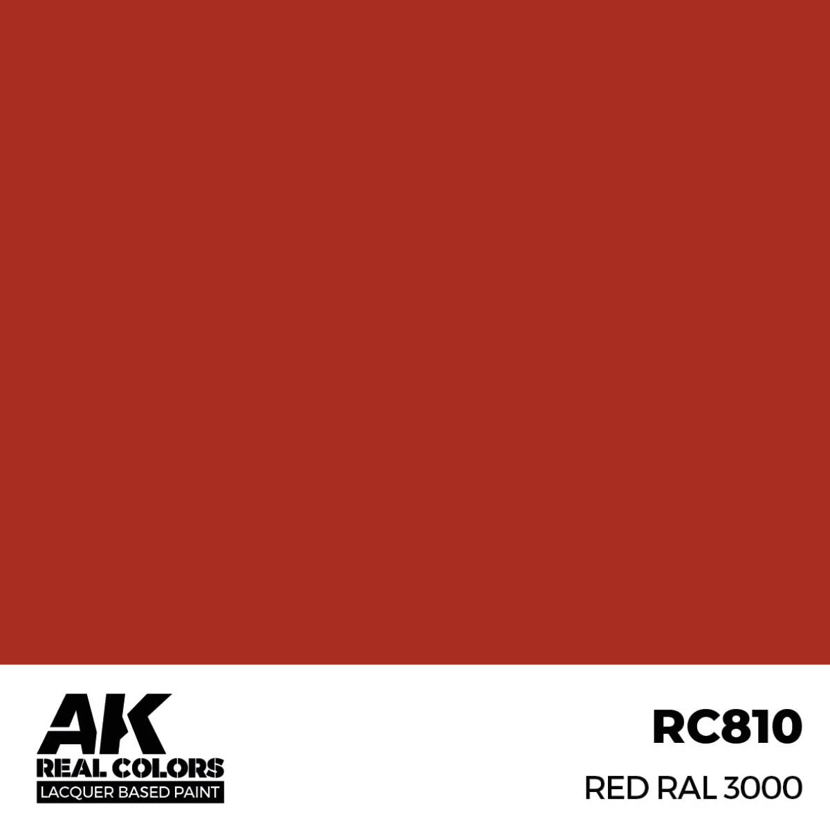 AK RC810 Red RAL3000