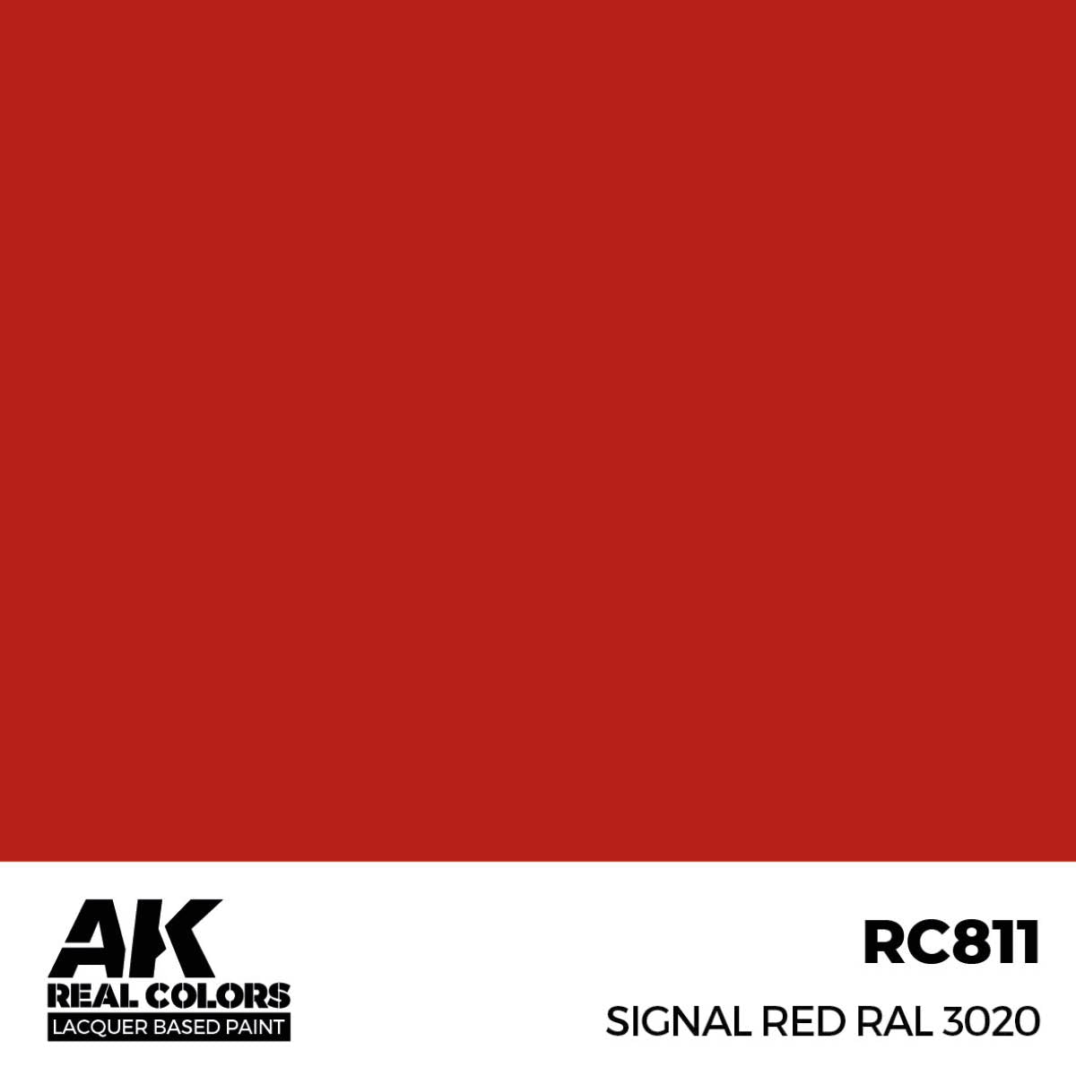 AK RC811 Signal Red RAL3020
