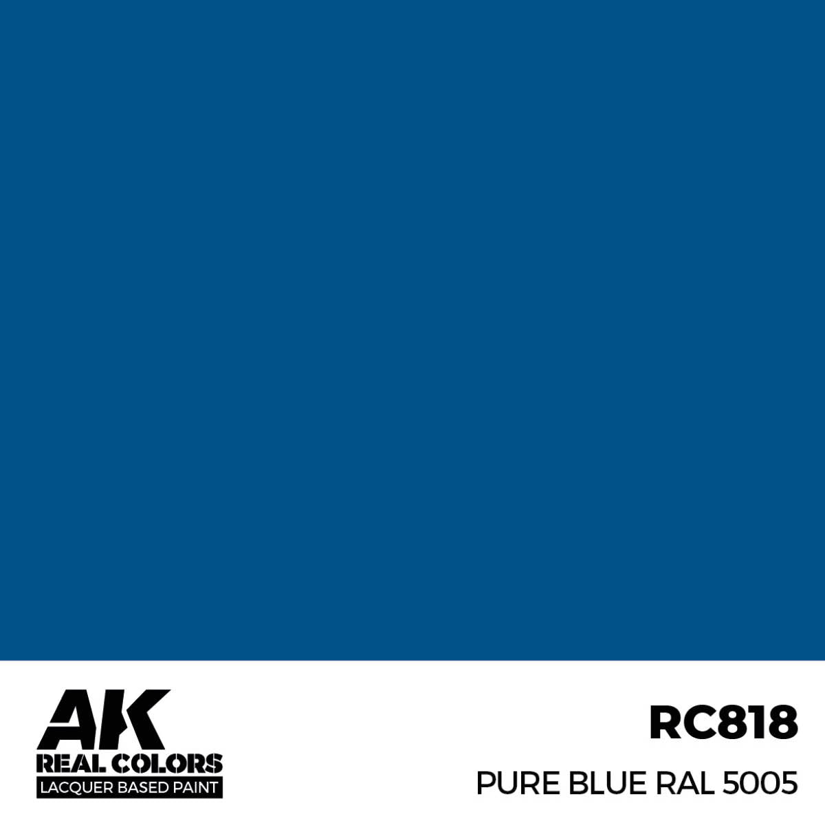 AK RC818 Pure Blue RAL5005