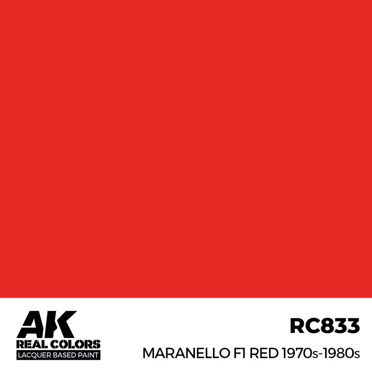 AK RC833 Maranello F1 Red 1970s-1980s