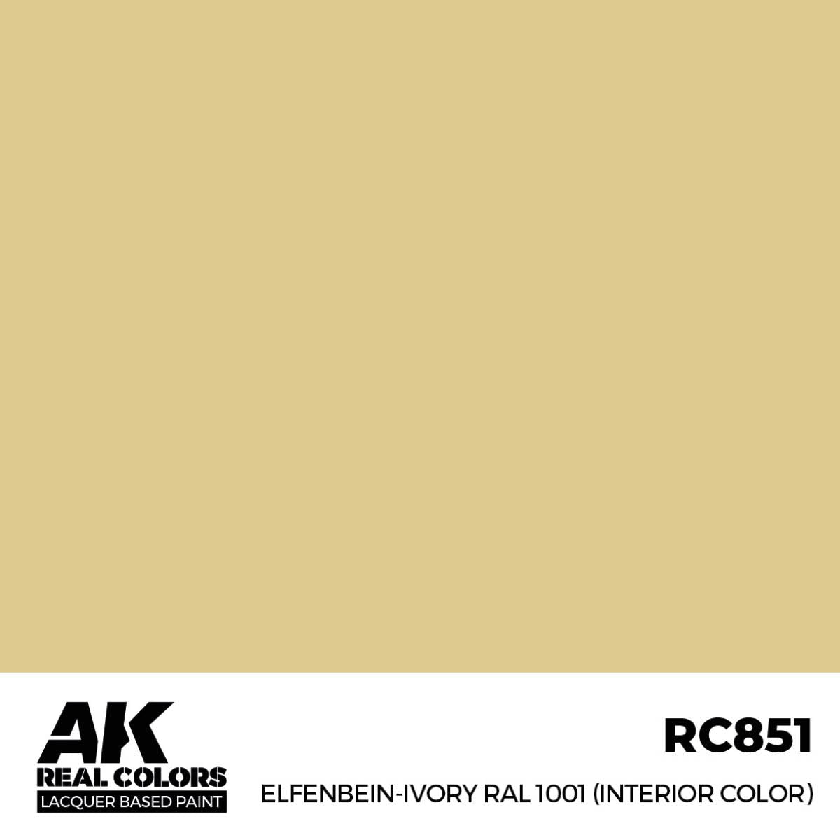 AK RC851 Elfenbein-Ivory RAL1001