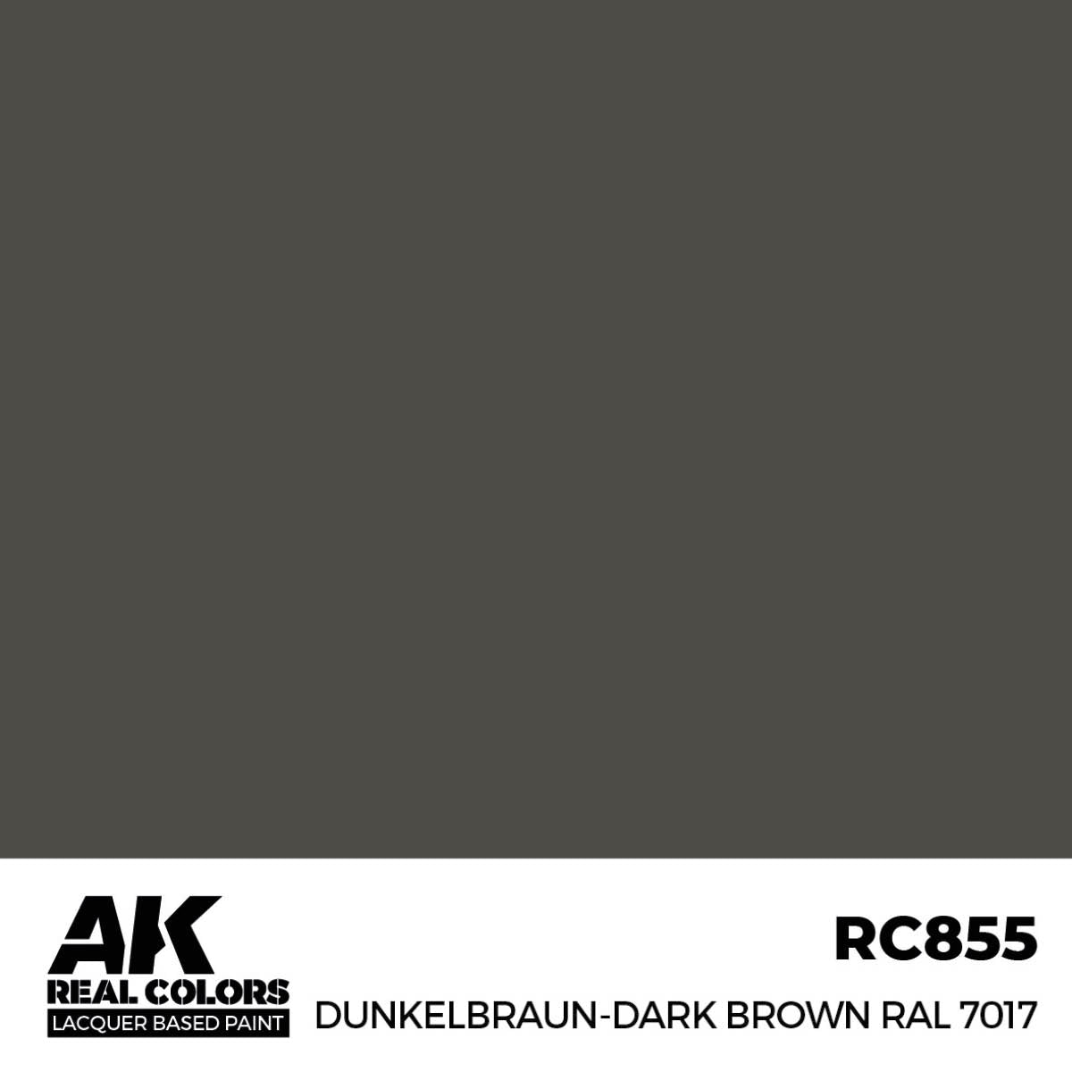 AK RC855 Dunkelbraun-Dark Brown RAL7017