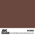 AK RC862 ROT Red Brown RAL8012
